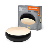 Plafon LED Lampa Sufitowa Natynkowa 16W 1000lm 3000K Ciepła Ściemnialna Czarny Biały 30cm Orbis Ledvance