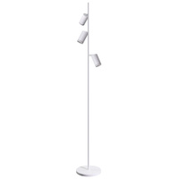 Lampa Podłogowa Oprawa Stojąca 3x GU10 Biała PARIS Sanico Goldlux