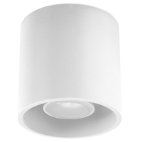 Lampa Sufitowa Oprawa Natynkowa GU10 SPOT TUBA Cylindryczna Biała Nowoczesna Orbis Sollux