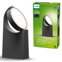 Lampa Ogrodowa Zewnętrzna SŁUPEK 25cm LED 7W 680lm 4000K IP44 Mimosa Philips