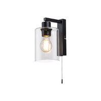 Kinkiet Ścienny Lampa E27 Czarny Industrialny Miroslaw 5077 Rabalux