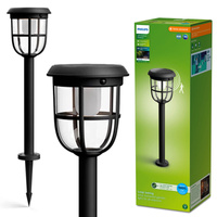 Lampa Ogrodowa LED Słupkowa Przyścieżkowa Solarna RADII 1,3W 4000K IP44 Czujnik Ruchu Zmierzchu PHILIPS