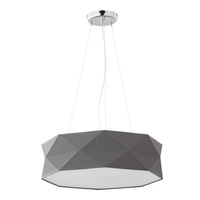 Lampa Sufitowa Wisząca KANTOOR Żyrandol Grafitowo-Biała Nowoczesna Geometryczna 4xE27 3313 TK Lighting