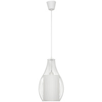 Lampa Sufitowa CAMILLA 4611 Nowodvorski Biała E27 Wisząca Druciana Stal ?26 cm Loftowa