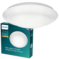 Lampa Sufitowa Plafon LED 17W 1500lm 2700K Biała Cinnabar Philips