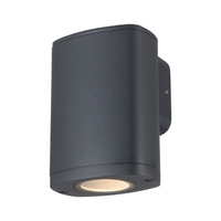 Kinkiet Ogrodowy Lampa Elewacyjna Zewnętrzna GU10 IP54 Szara Natynkowa ZEVI Kanlux