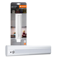 Lampka LED Podszafkowa Listwa 1.9W 90lm 4000K Neutralna z Czujnikiem Ruchu Bateryjna Biały Linear Ledvance