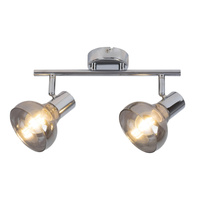 Lampa Sufitowa Punktowa Reflektor Spot 2x E14 Chrom Nowoczesny Holly 5556 Rabalux