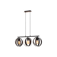 Lampa Wisząca Sufitowa E27 Czarny Industrialny Cortado Rabalux