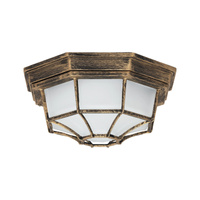 Lampa Sufitowa Ogrodowa Zewnętrzna LED E27 IP43 Złoty Klasyczny Milano Rabalux