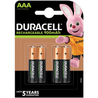 Akumulatorki Baterie Duracell Rechargeable AAA 900MAH HR03 Blister 4szt