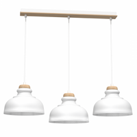 Lampa Wisząca Sufitowa ASMUND Biała 3xE27 Milagro