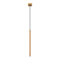 Lampa Sufitowa Wisząca Zwis G9 Żyrandol Tubularna Złota Nowoczesna Pastelo Sollux