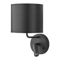 Lampa Ścienna Kinkiet RICHI Czarno-Złota Nowoczesna E27 4234 TK Lighting + LED do czytania