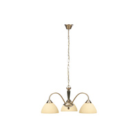 Lampa Sufitowa Wisząca Żyrandol 3x E14 Brązowy Klasyczny Regina Rabalux