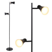 Lampa podłogowa 7W 2x LED BERG czarna 3000K GOLDLUX (Polux)