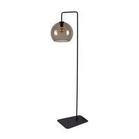 Lampa Stojąca MONACO 8794 Nowodvorski Czarna E27 Podłogowa Stalowa Metal+Szkło Vintage