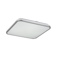 Plafon LED Lampa Sufitowa Oprawa Ścienna Natynkowa 72W 5800lm 3000-6500K CCT Ściemnialna Pilot Timer Chrom Nowoczesny Linden Rabalux