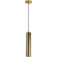Lampa Wisząca Sufitowa NAPOLI 1x GU10 Zwis Złota GOLDLUX (Polux)
