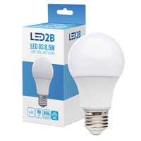 Żarówka LED E27 Kulka 9W 806lm 6500K Zimna 240° LED2B Kobi