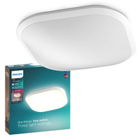 Lampa Sufitowa Plafon Natynkowy LED 18W 1500lm 2700K Biała CAVANAL Philips