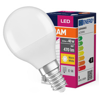 Żarówka LED P45 Kulka E14 4.9W = 40W 470lm 2700K Ciepła 150° VALUE CLASSIC Osram
