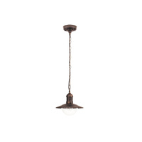 Lampa Wisząca Sufitowa Ogrodowa Zewnętrzna E27 IP44 Złoty Industrialny Oslo 8737 Rabalux