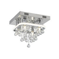 Plafon LED Lampa Sufitowa Oprawa Ścienna Natynkowa 23W Ściemnialna Chrom Klasyczny Pallas Rabalux