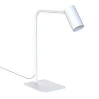 Lampa Stołowa Biurkowa Nocna GU10 Biała Nowoczesna MONO 7703 Nowodvorski