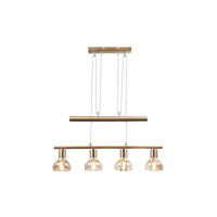 Lampa Wisząca Sufitowa 4x E14 Złoty Nowoczesny Holly Rabalux