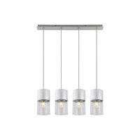 Lampa Wisząca Sufitowa E27 Srebrny Nowoczesny Zelkova Rabalux