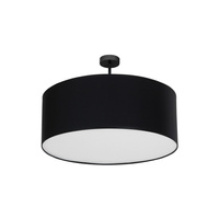 Lampa Sufitowa BARI Czarna 3xE27 Milagro