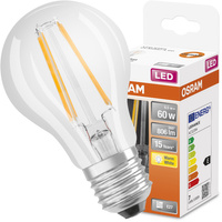 Żarówka LED E27 A60 CL 6,5W = 60W 806lm 2700K Ciepła 300° Filament OSRAM STAR