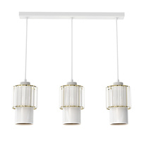 Lampa Wisząca Sufitowa BLANCO 3xE27 Listwa Milagro