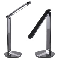 Lampka Biurkowa Nocna LED 8W CCT 3in1 3000-6500K Szkolna Czarna SERRA GOLDLUX (Polux)