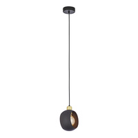 Lampa Sufitowa Wisząca CYKLOP Zwis Czarna Patyna Nowoczesna E27 2751 TK Lighting