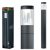 Lampa Ogrodowa Słupek Zewnętrzny Stojący LED 12W 610lm 3000K Ciepła Szary IP44 Endura Osram