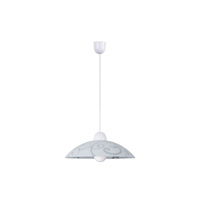 Lampa Wisząca Sufitowa Zwis E27 Biały Klasyczny Scroll Rabalux