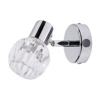 Kinkiet Ścienny Lampa Punktowa Reflektor Spot E14 Chrom Nowoczesny Lauren 6091 Rabalux