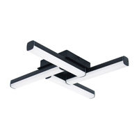 Lampa Sufitowa LED Łazienkowa 18W 1750lm 4000K Czarny IP44 Nowoczesny Evan Rabalux