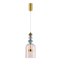 Lampa Wisząca Sufitowa ARTE 12W LED śr. 16cm mosiądz Milagro