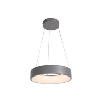 Lampa Wisząca Sufitowa LED 24W 1500lm 3000-6000K CCT Pilot Ściemnialna Timer Szary Minimalistyczny Adeline Rabalux