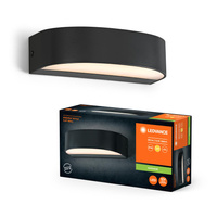 Lampa Ogrodowa Zewnętrzna Kinkiet Elewacyjny LED 7.6W 450lm 3000K IP65 Szary Endura Ledvance
