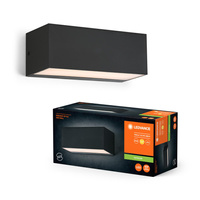 Lampa Ogrodowa Zewnętrzna Kinkiet Elewacyjny LED 12.5W 700lm 3000K IP65 Szary Endura Ledvance