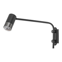 Kinkiet Ścienny Lampa GU10 Czarny Minimalistyczny Zircon 5072 Rabalux