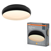 Plafon LED Lampa Sufitowa Natynkowa 24W 1500lm 3000K Ciepła 120° Czarna Biała Ściemnialna Orbis Livia Osram