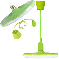LAMPA wisząca, SUFITOWA KIKI 1xE27 15W SELEDYN 3000K GOLDLUX (Polux)