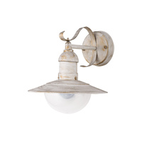 Lampa Ogrodowa Zewnętrzna Kinkiet Elewacyjny LED E27 IP44 Biały Industrialny Oslo Rabalux