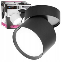 Oprawa Natynkowa Halogenowa Tuba Reflektor Spot GX53 Okrągła Czarna Apilo Masterled