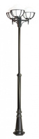 Lampa Ogrodowa Zewnętrzna Słupek LATARNIA E27 Kule z koszykiem 250 OGMWN 3 KPO 250 185-285cm czarny Su-Ma